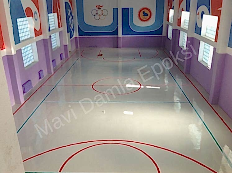 Kapalı spor salonu zemin kaplama