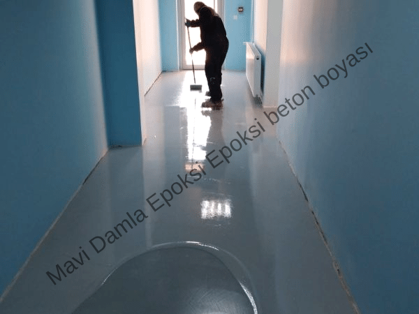 Mavi Damla epoksi beton boyası Epoksi-beton-zemin-boyasi