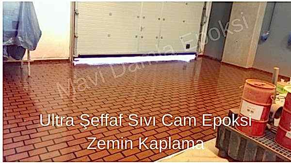 İstanbul şeffaf epoksi kaplama ve sıvı cam zemin uygulaması